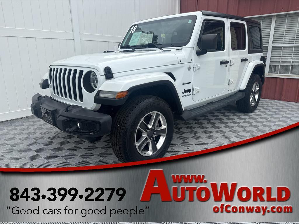 used 2018 Jeep Wrangler Unlimited car, priced at $22,995