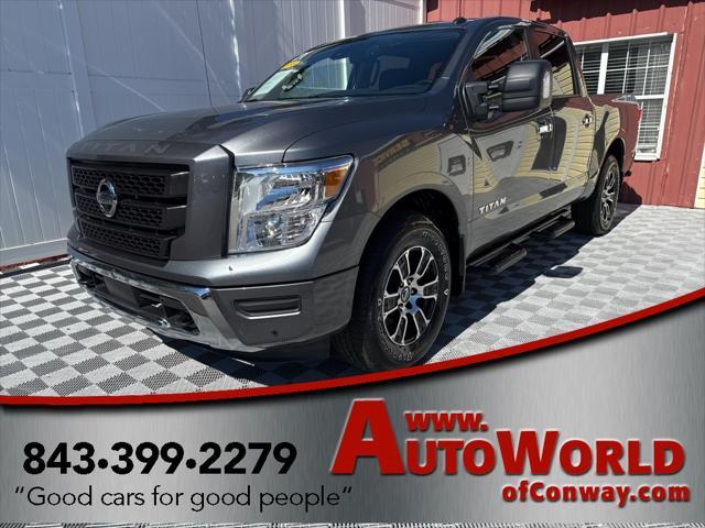 used 2021 Nissan Titan car, priced at $30,523