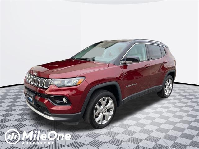 used 2022 Jeep Compass car, priced at $25,400