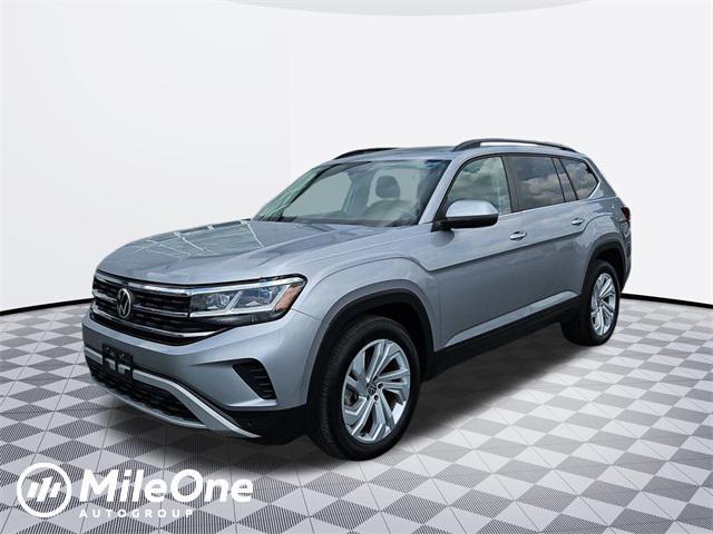 used 2021 Volkswagen Atlas car, priced at $18,600