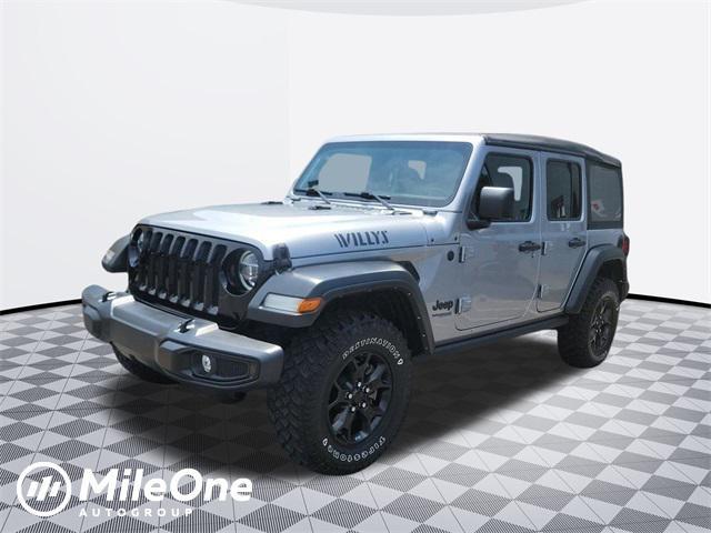 used 2021 Jeep Wrangler car, priced at $28,500