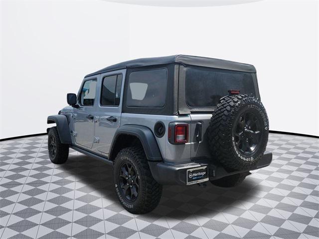 used 2021 Jeep Wrangler car, priced at $31,000