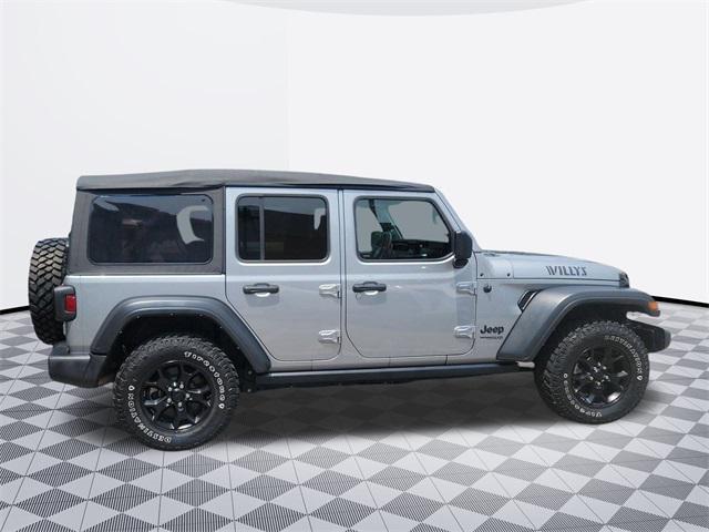 used 2021 Jeep Wrangler car, priced at $28,500