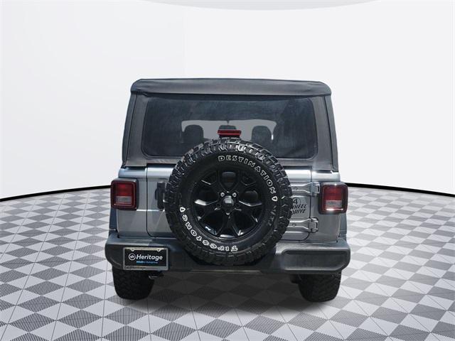 used 2021 Jeep Wrangler car, priced at $28,500