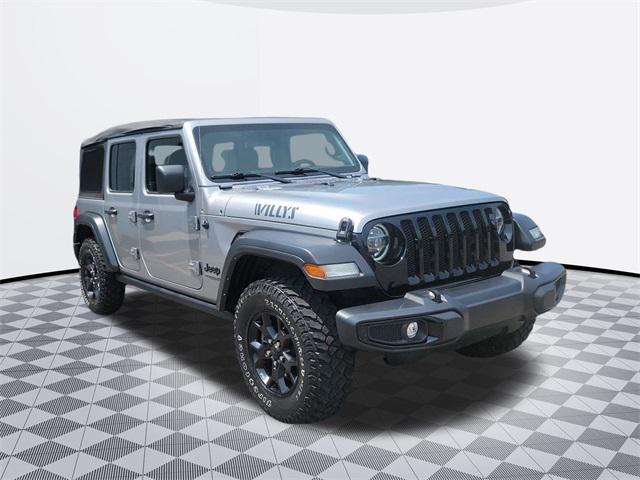 used 2021 Jeep Wrangler car, priced at $31,000