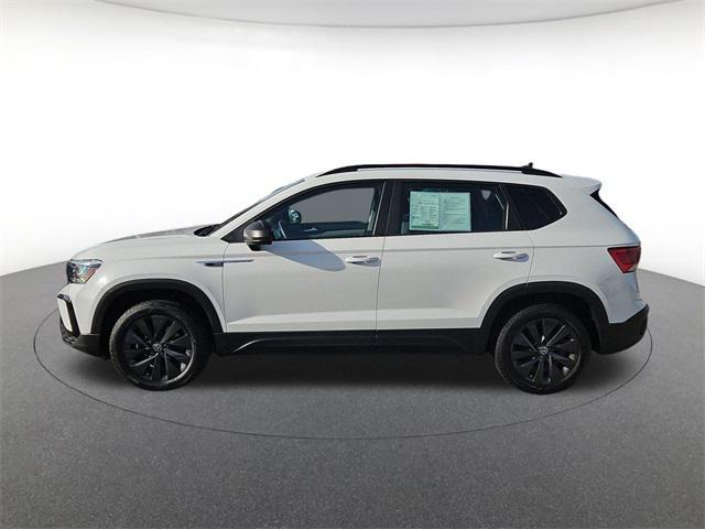 used 2023 Volkswagen Taos car, priced at $18,000