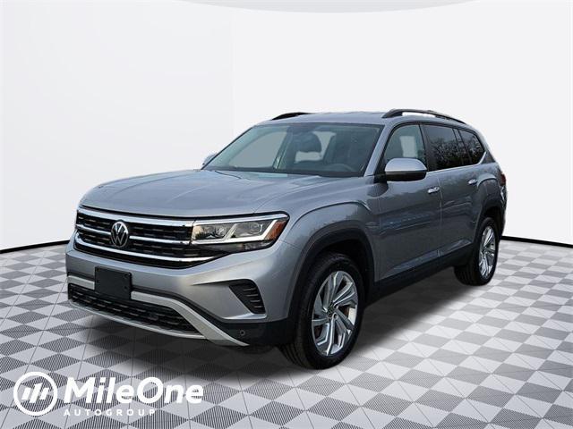 used 2021 Volkswagen Atlas car, priced at $24,000