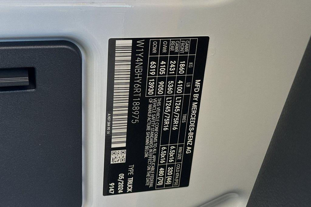 used 2024 Mercedes-Benz Sprinter 2500 car, priced at $50,610