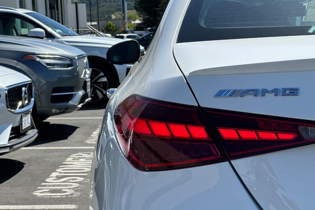 new 2024 Mercedes-Benz AMG C 43 car, priced at $64,690