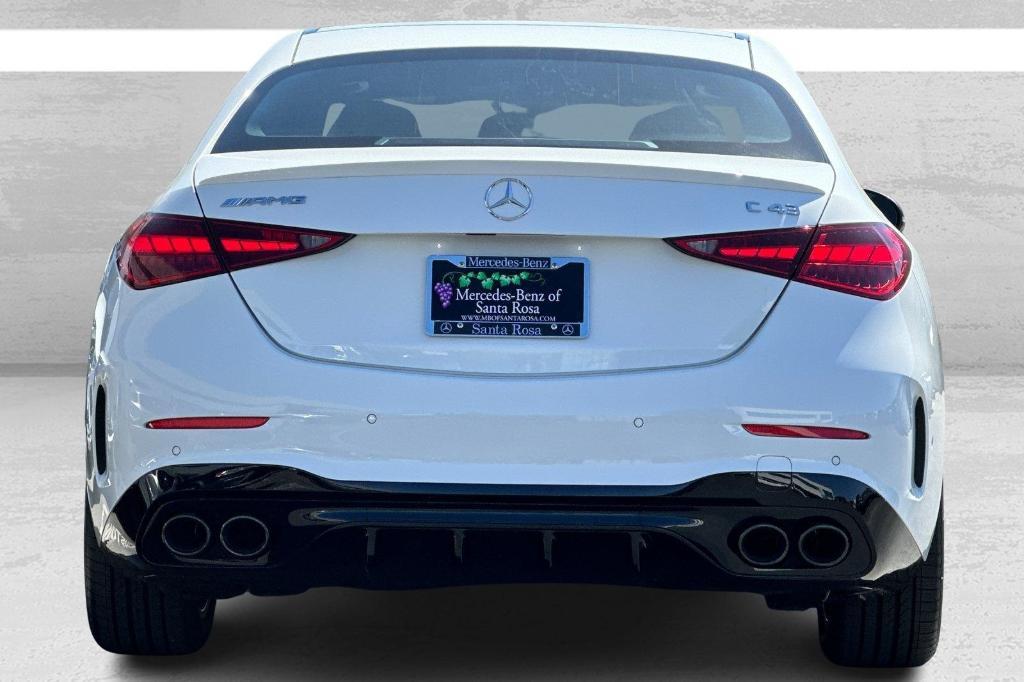 new 2024 Mercedes-Benz AMG C 43 car, priced at $64,690