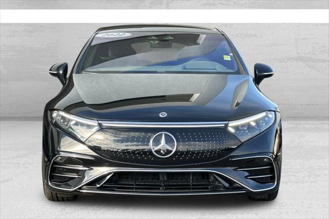 used 2022 Mercedes-Benz EQS 580 car, priced at $59,490