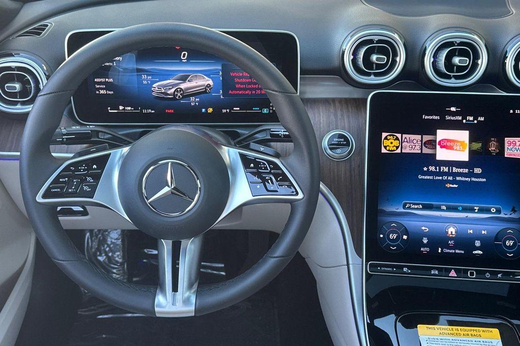 new 2025 Mercedes-Benz C-Class car, priced at $52,935