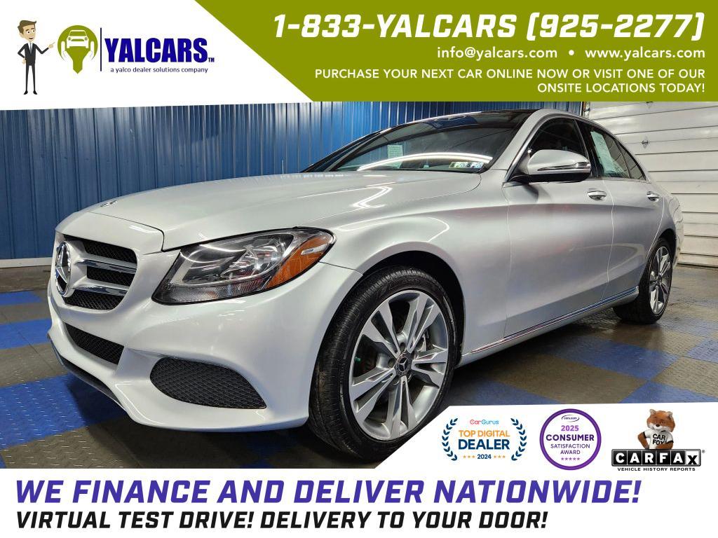 used 2018 Mercedes-Benz C-Class car, priced at $15,981