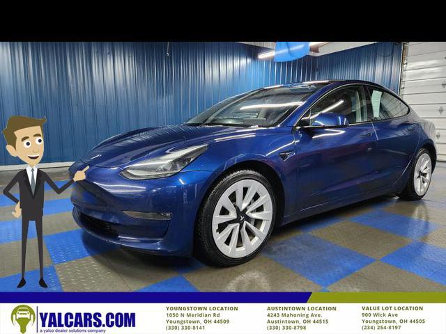used 2022 Tesla Model 3 car, priced at $22,856