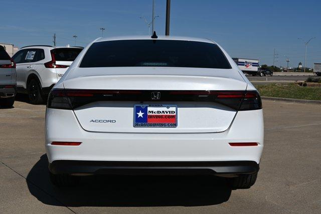 new 2025 Honda Accord car, priced at $30,851