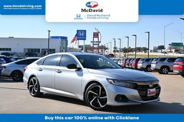 used 2021 Honda Accord car, priced at $18,690