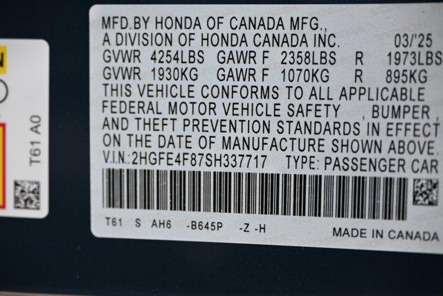 new 2025 Honda Civic Hybrid car, priced at $29,273
