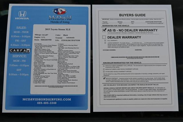 used 2015 Toyota Sienna car, priced at $11,949