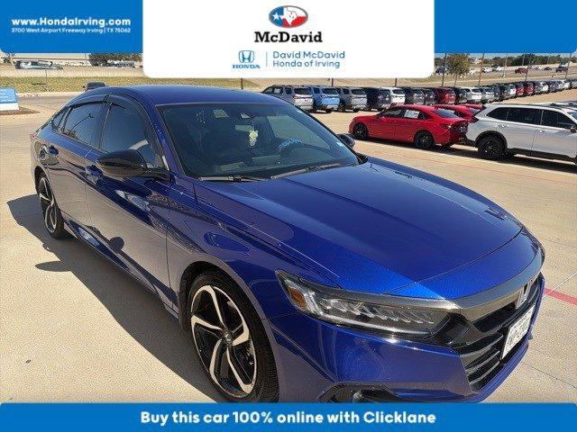 used 2021 Honda Accord car, priced at $21,350