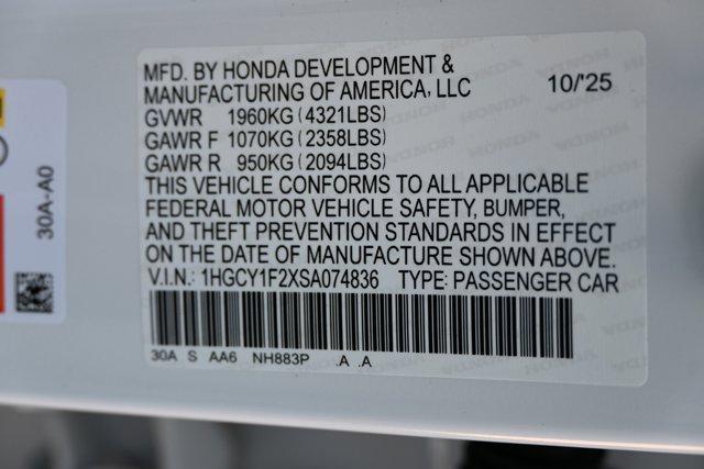 new 2025 Honda Accord car, priced at $28,834