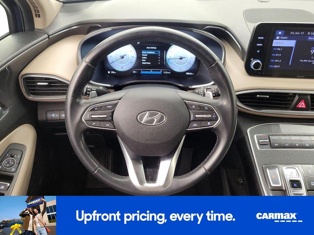 used 2021 Hyundai Santa Fe car, priced at $18,998