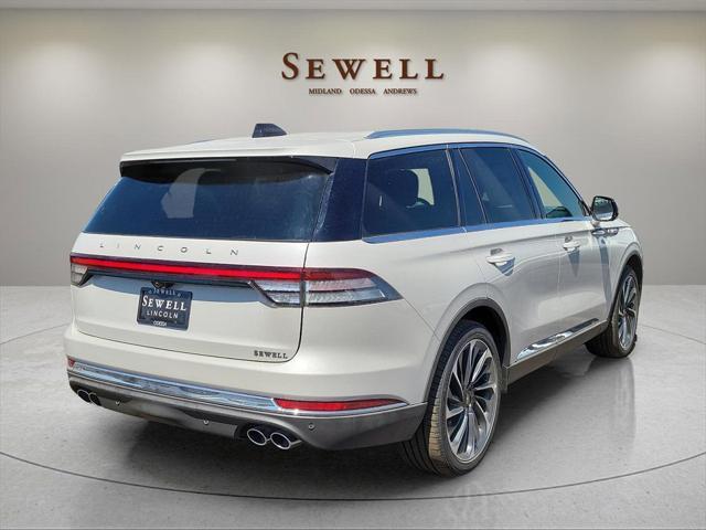 new 2025 Lincoln Aviator car, priced at $71,625