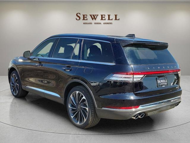 new 2025 Lincoln Aviator car, priced at $78,200