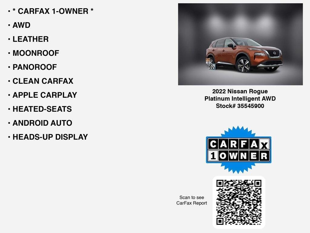 used 2022 Nissan Rogue car, priced at $28,295