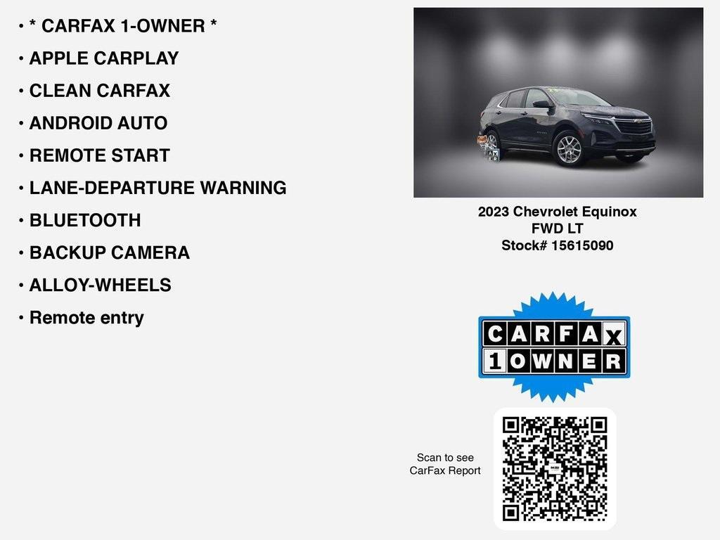 used 2023 Chevrolet Equinox car, priced at $21,500
