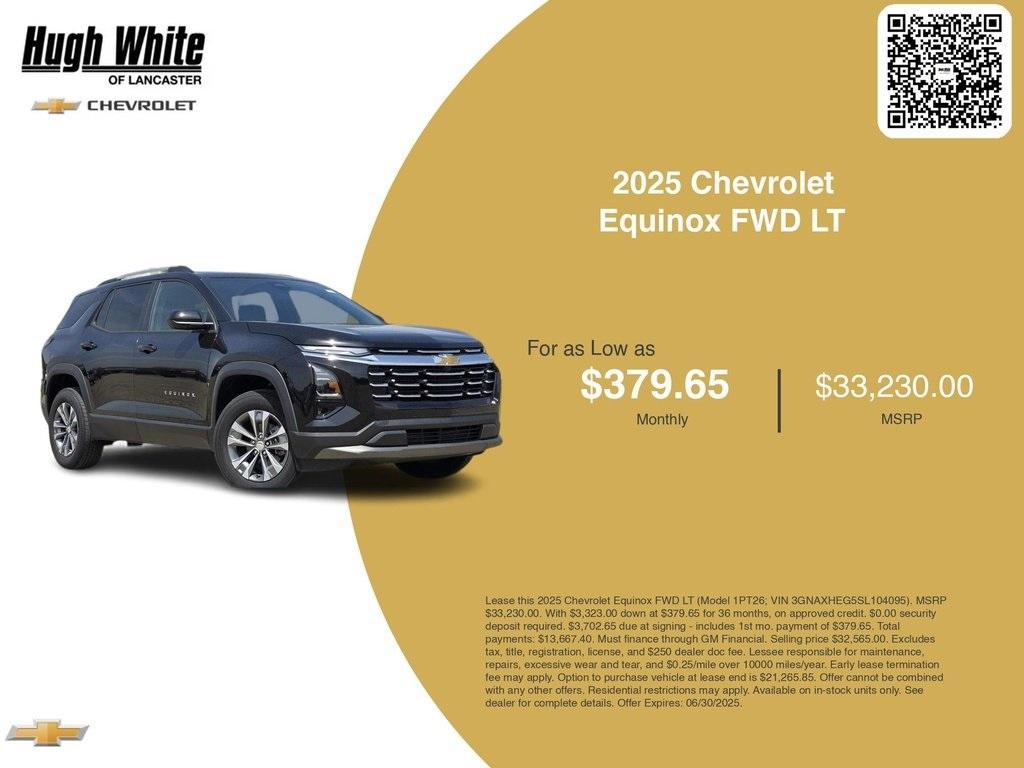 new 2025 Chevrolet Equinox car, priced at $32,565