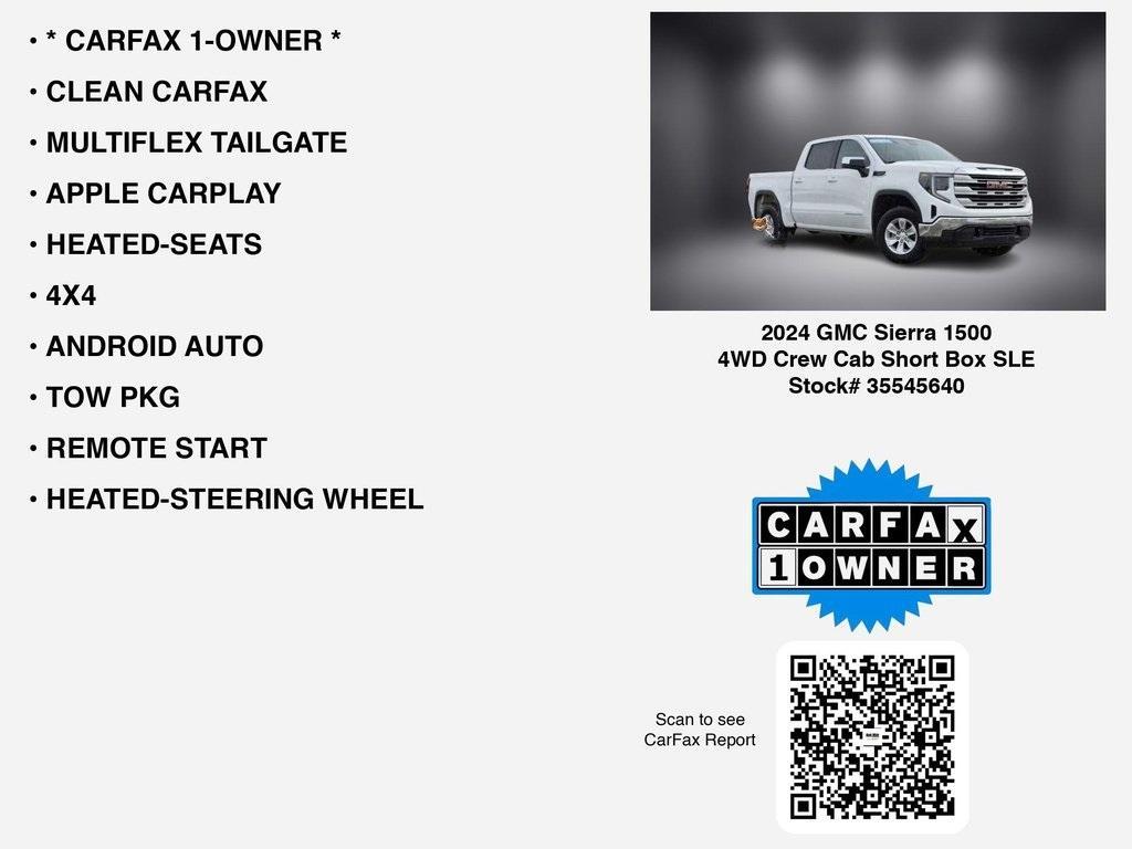 used 2024 GMC Sierra 1500 car, priced at $39,980