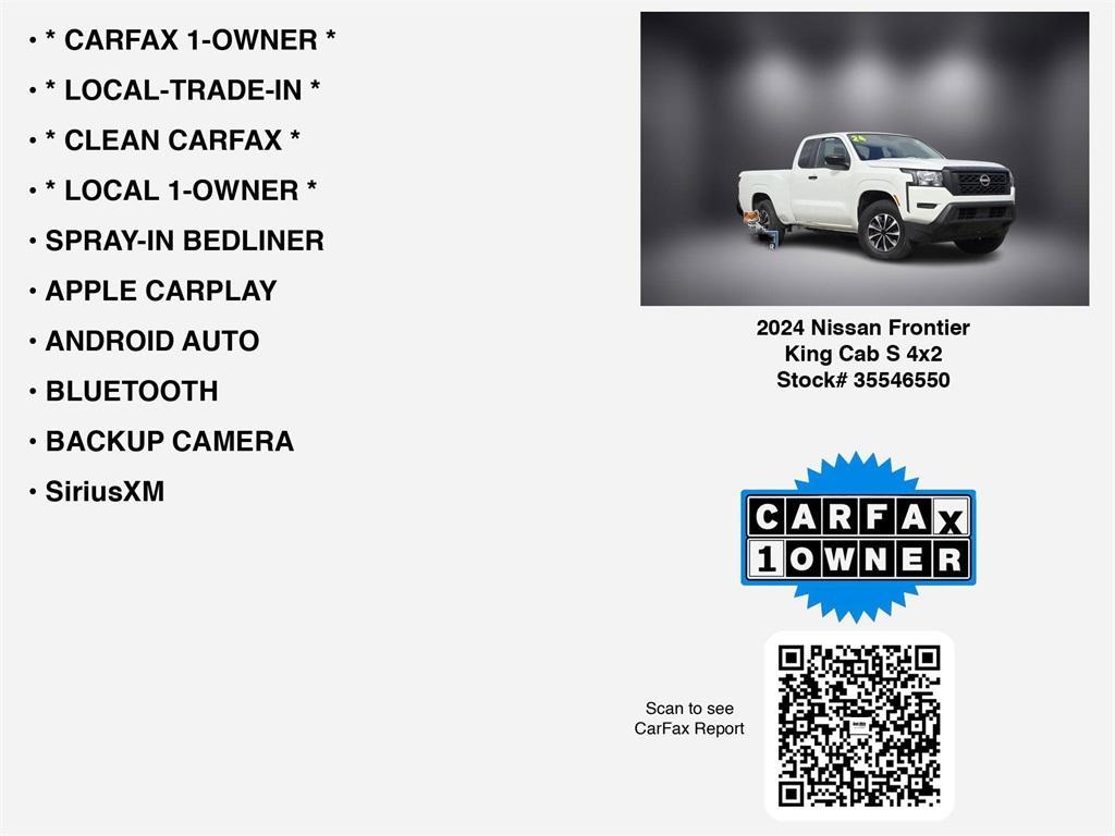 used 2024 Nissan Frontier car, priced at $24,841