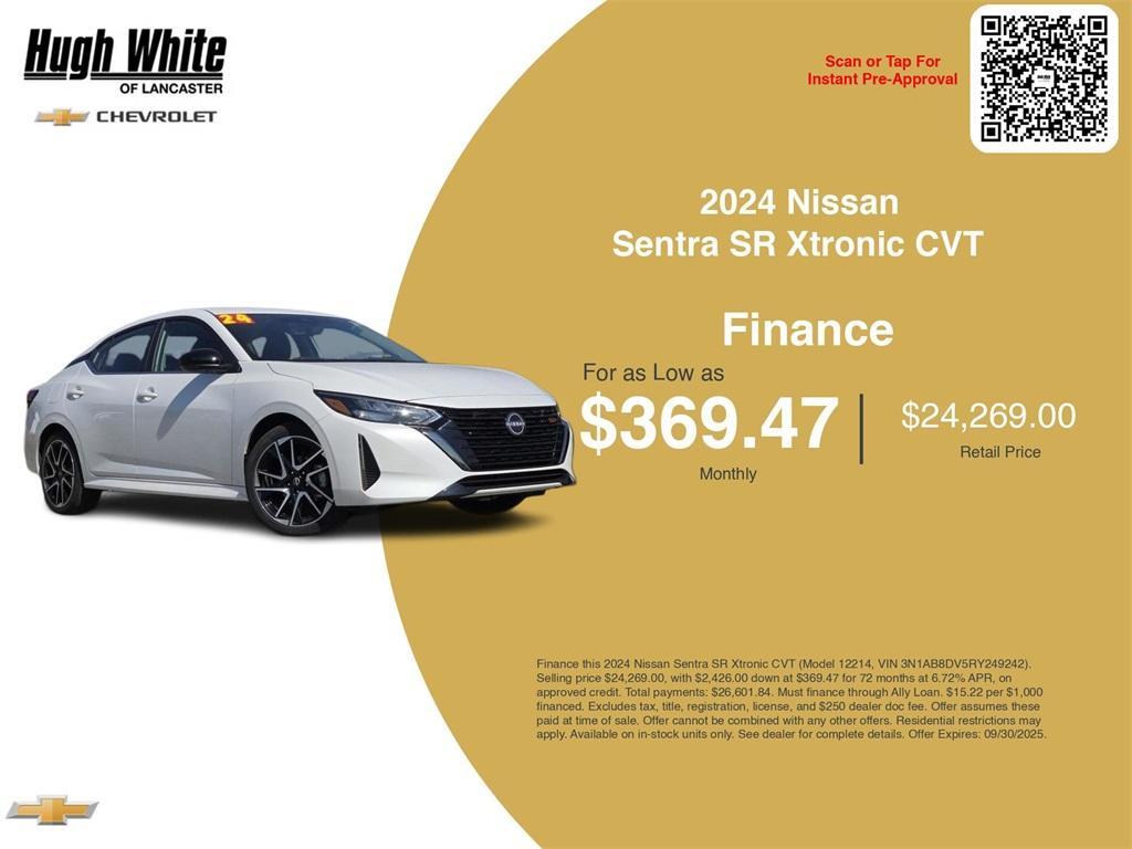 used 2024 Nissan Sentra car, priced at $23,985