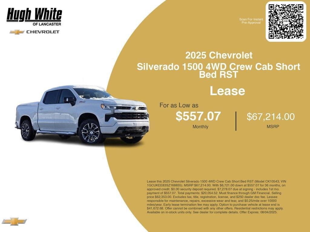 new 2025 Chevrolet Silverado 1500 car, priced at $63,853