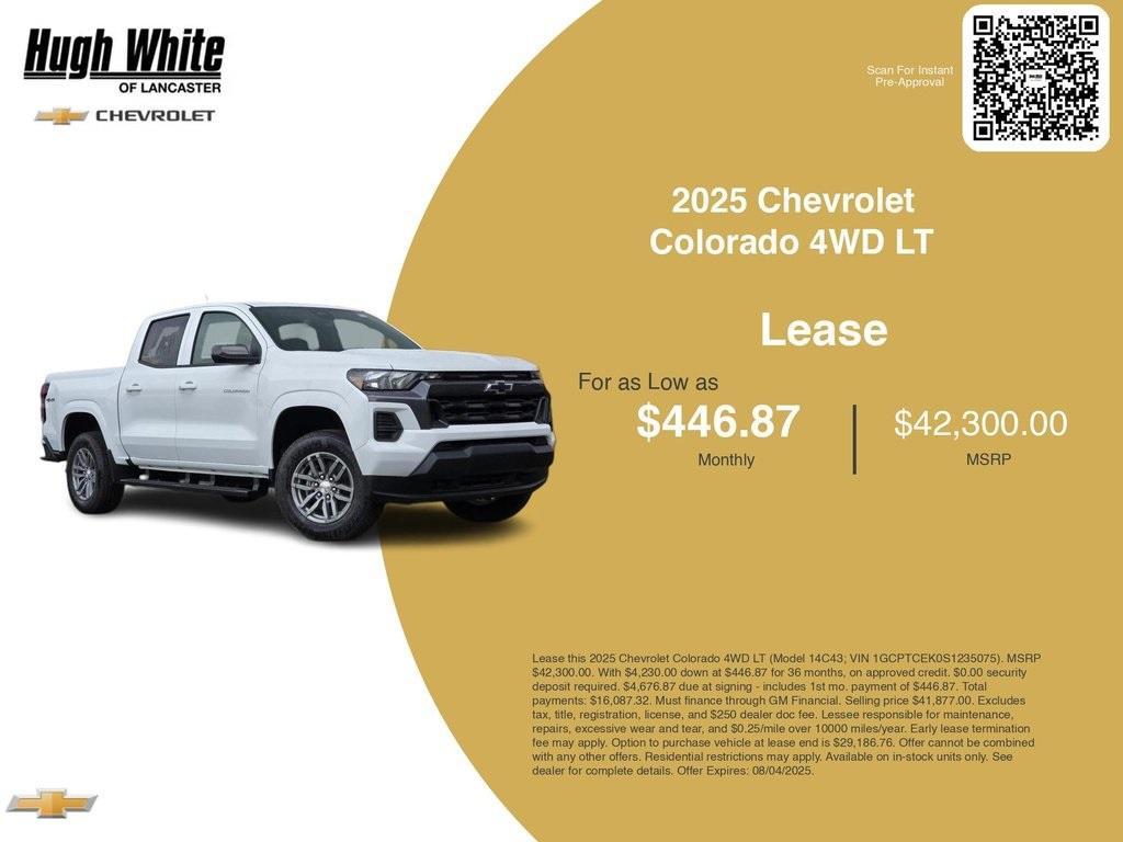 new 2025 Chevrolet Colorado car, priced at $41,454