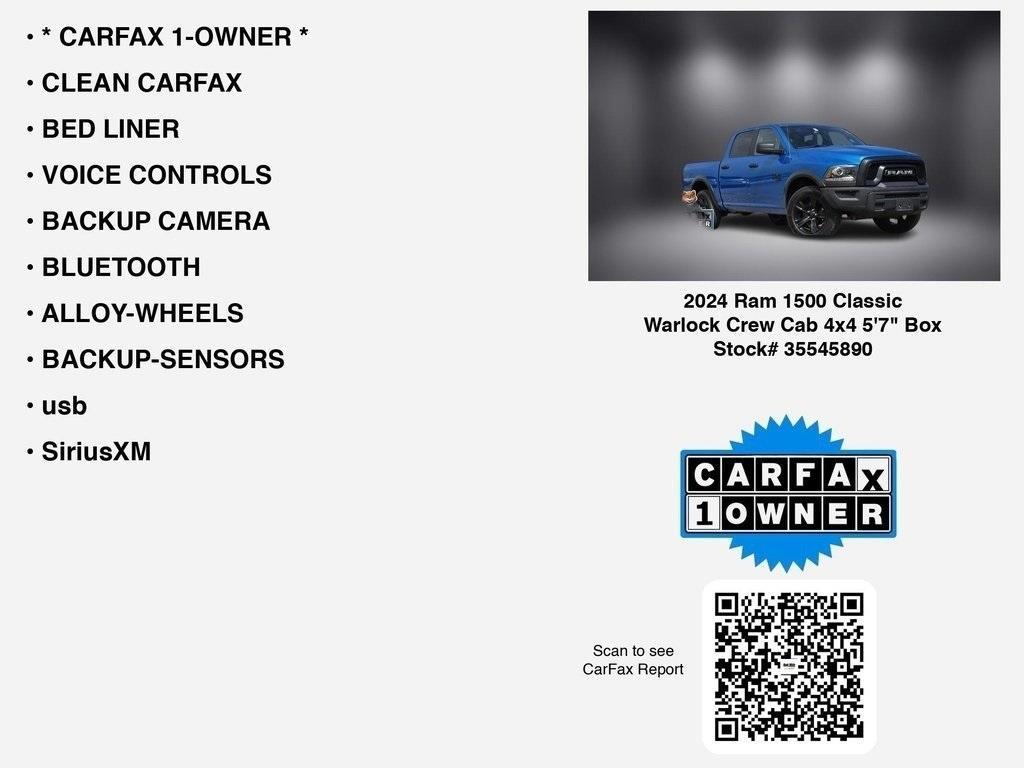 used 2024 Ram 1500 Classic car, priced at $32,181