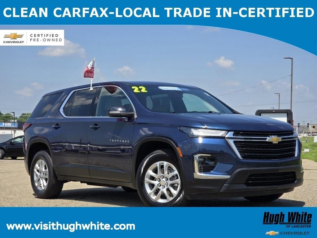 used 2022 Chevrolet Traverse car, priced at $25,792