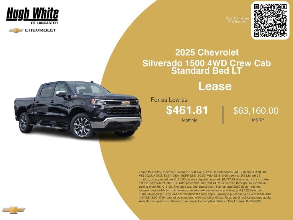 new 2025 Chevrolet Silverado 1500 car, priced at $61,265