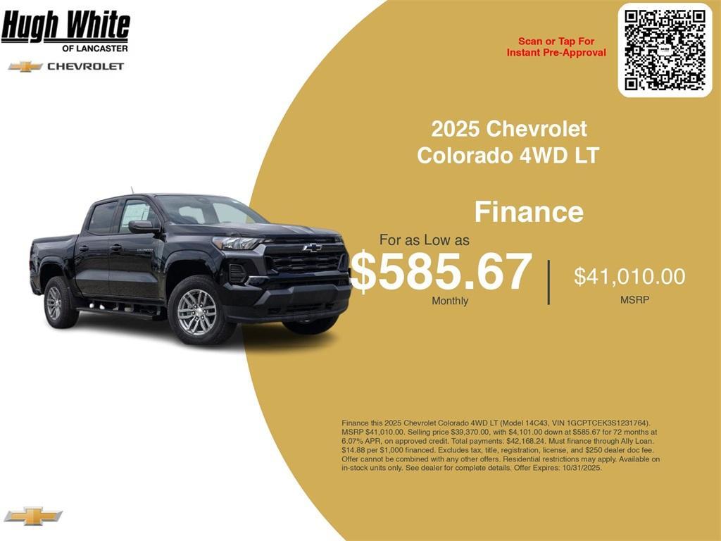 new 2025 Chevrolet Colorado car, priced at $39,370