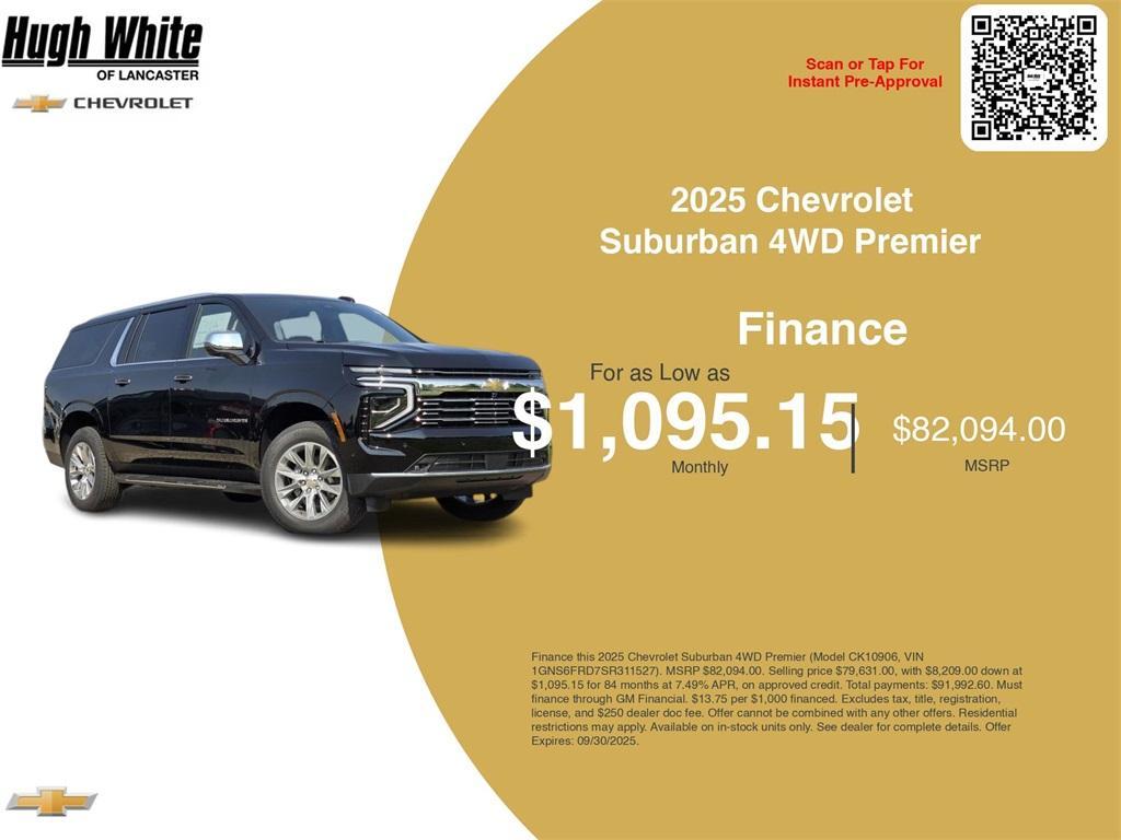 new 2025 Chevrolet Suburban car, priced at $79,631