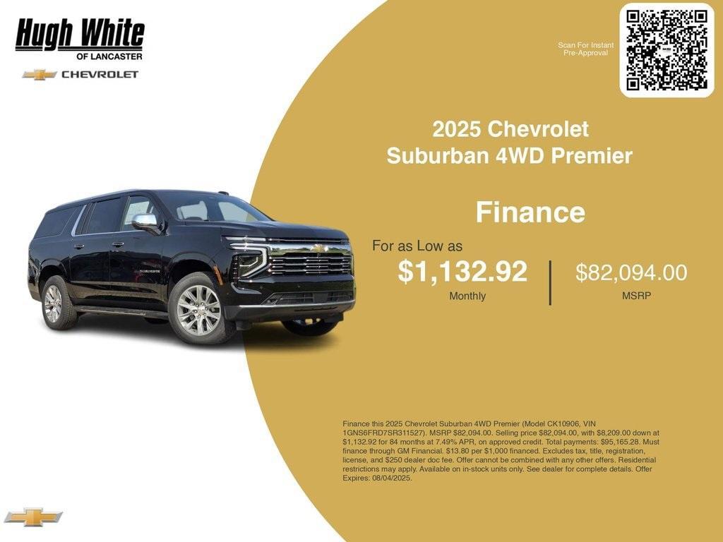 new 2025 Chevrolet Suburban car, priced at $81,273