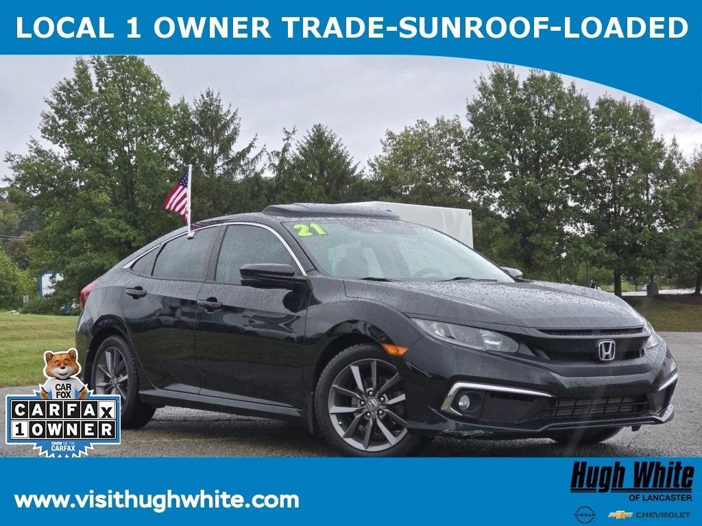 used 2021 Honda Civic car, priced at $17,980