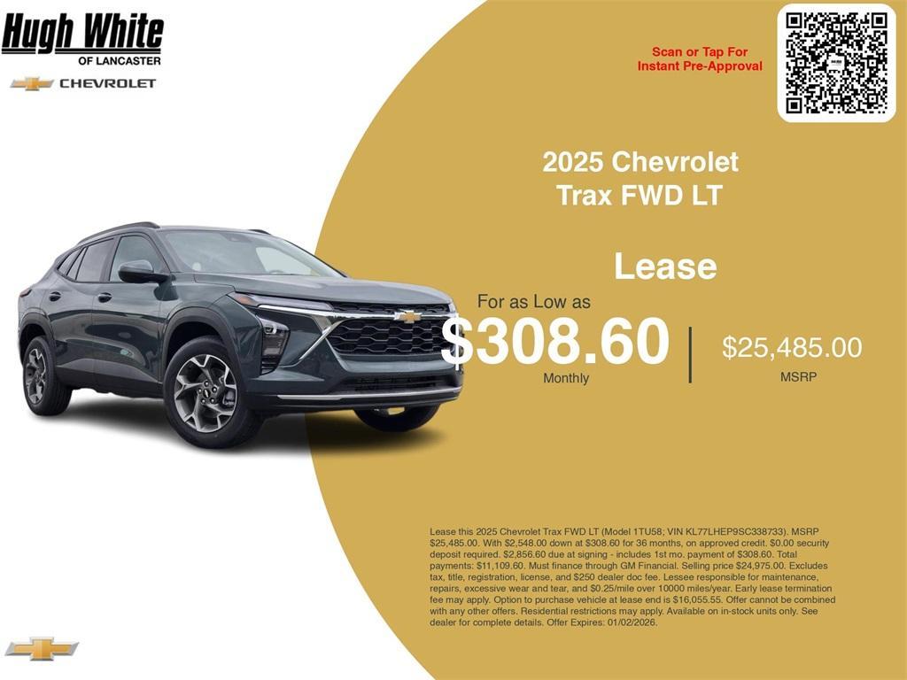 new 2025 Chevrolet Trax car, priced at $24,720