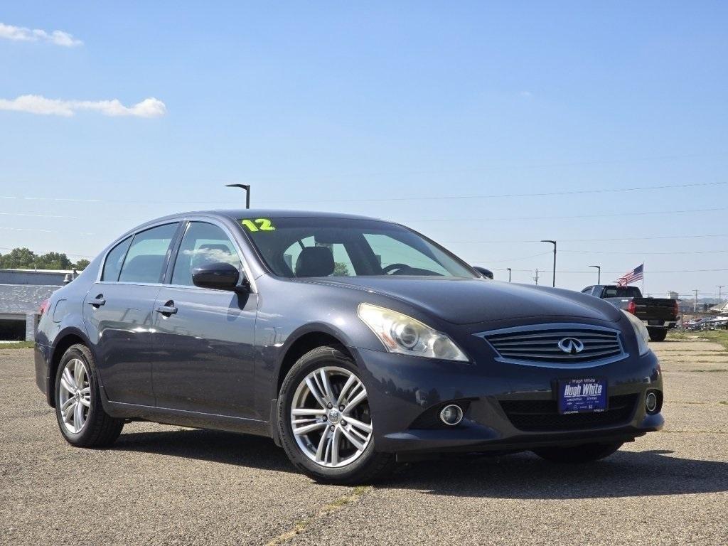 used 2012 INFINITI G37x car, priced at $9,480