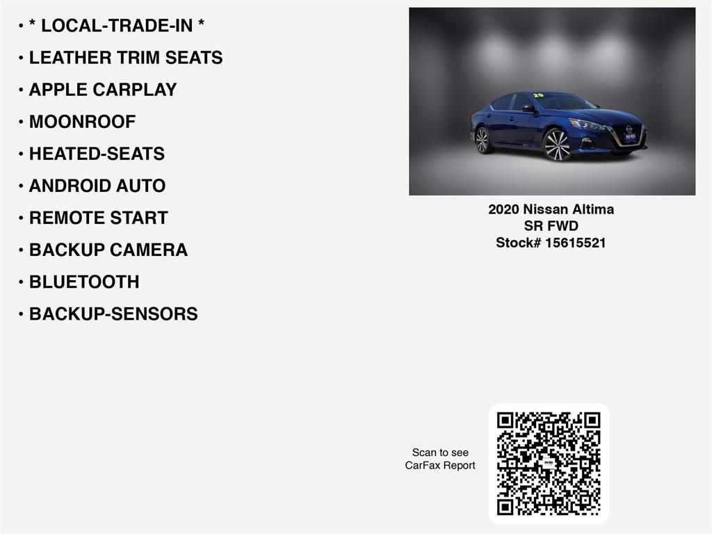used 2020 Nissan Altima car, priced at $14,632