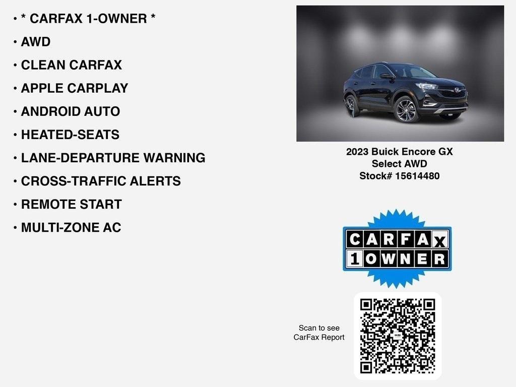 used 2023 Buick Encore GX car, priced at $21,900