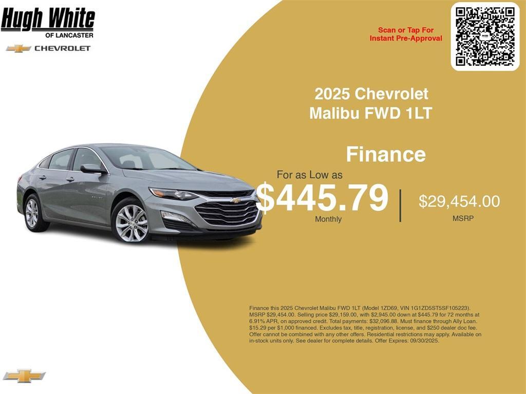 new 2025 Chevrolet Malibu car, priced at $29,250