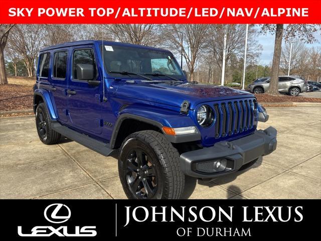 used 2020 Jeep Wrangler Unlimited car, priced at $33,988