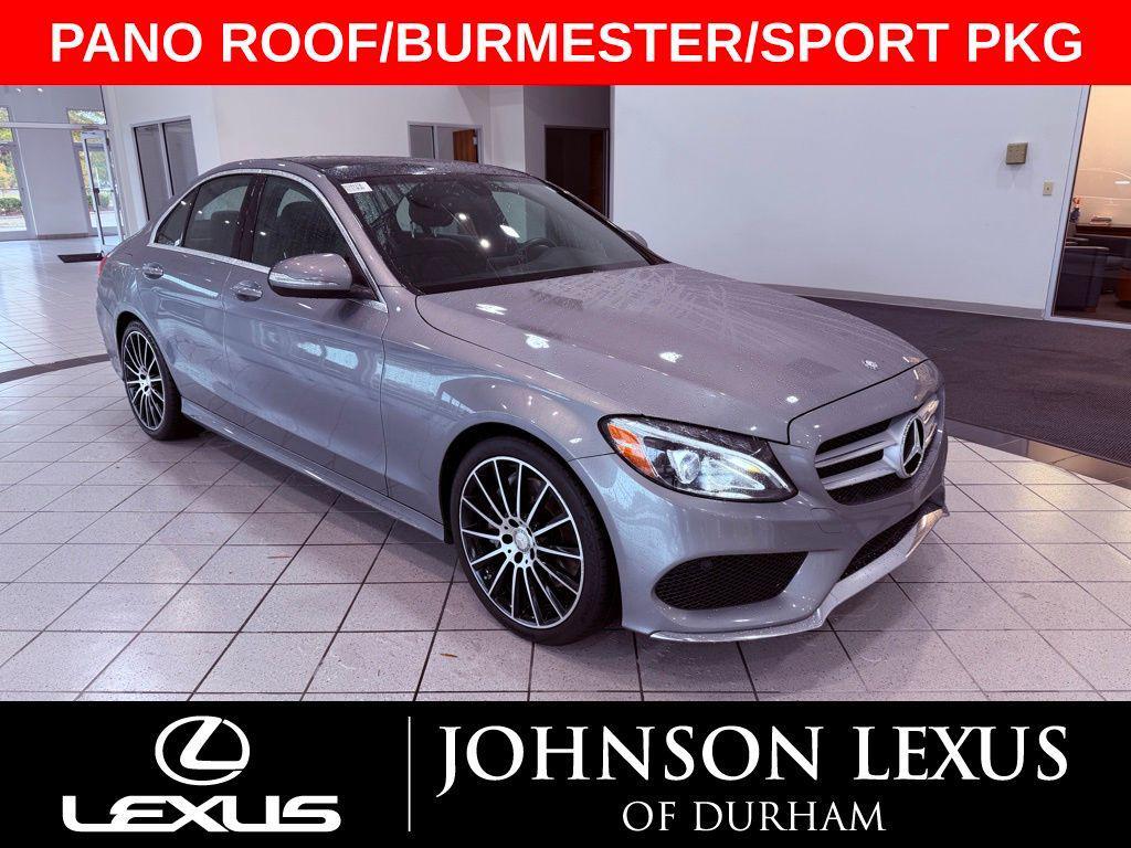 used 2015 Mercedes-Benz C-Class car, priced at $14,988