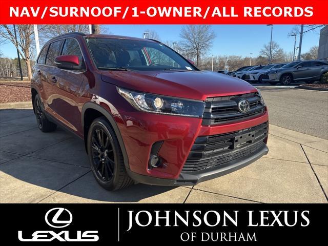 used 2019 Toyota Highlander car, priced at $24,988